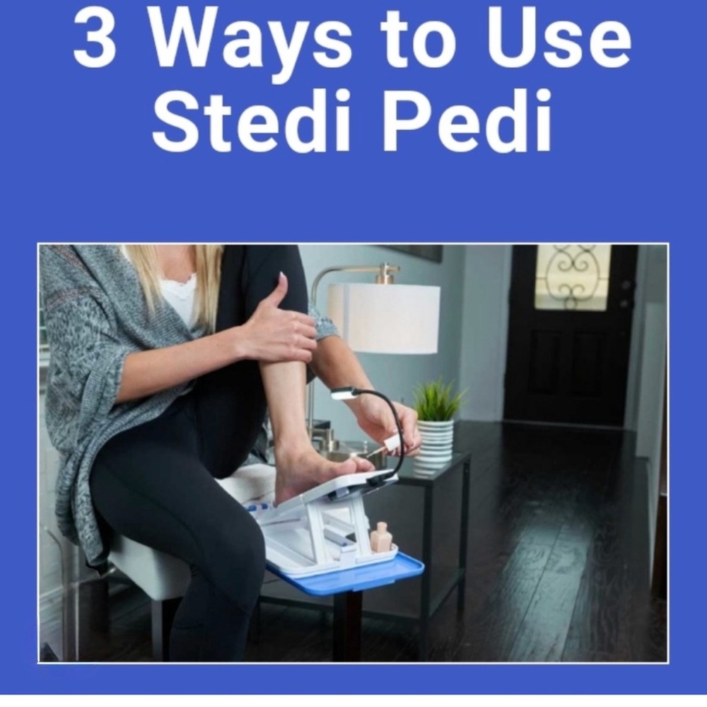 Stedi Pedi Foot Care Pedicure Device in Lavender White - Picture 3 of 7